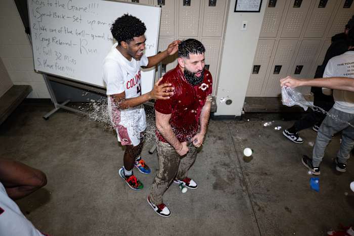 Columbus Harvard Westlake boys basketball Les Schwab Invitational December 30 2023 Naji Saker 2 -Southridge Harvard Westlake boys basketball Les Schwab Invitational postgame December 2023 Naji Saker-447